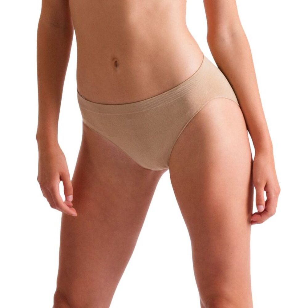 Silky Womens/Ladies Dance Seamless High Cut Brief (1 Garment) / Dark Nude